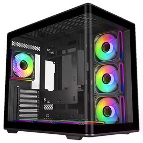 Cooler Master Elite 600 E600-KGNN-S02 ARGB Fanlı Siyah ATX Gaming Bilgisayar Kasası