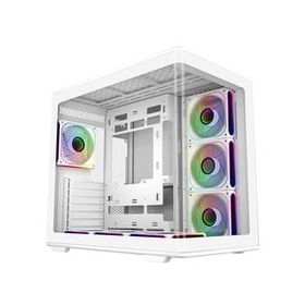 Cooler Master Elite 600 E600-WGNN-S02 ARGB Fanlı Beyaz ATX Gaming Bilgisayar Kasası