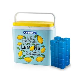 Coolist CLB30LM 30 lt Limon Desenli Buzluk + 3x400 gr Buz Kaseti