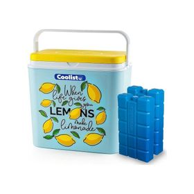 Coolist CLB30LM 30 lt Limon Desenli Buzluk + 3x400 gr Buz Kaseti