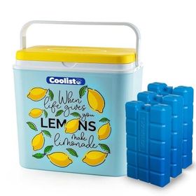 Coolist CLB30LM 30 lt Limon Desenli Buzluk + 3x400 gr Buz Kaseti