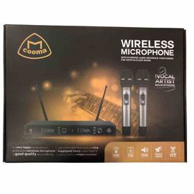 Cooma B2787 Çift El UHF PLL Band Seçme Telsiz Mikrofon