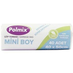 Çöp Torbası Polmix Çöp Poşeti Mini Boy 70 gr 40 X 50 (40 adet)