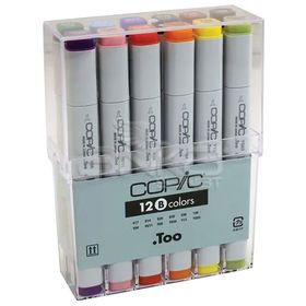 Copic 12'li Set Basic Colors Marker Kalem