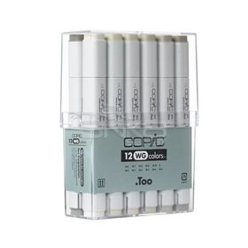 Copic 12'li Set Warm Grey Marker Kalem