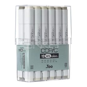 Copic 12'li Set Warm Grey Marker Kalem
