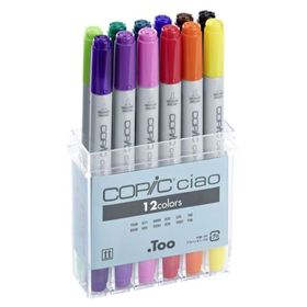 Copic Ciao 12'li Set Basic Colors Marker Kalem