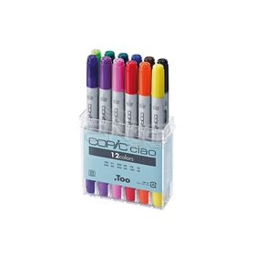Copic Ciao 12'li Set Basic Colors Marker Kalem