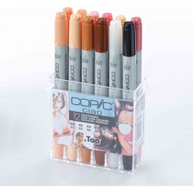 Copic Ciao 12'li Set Skin Tones Marker Kalem