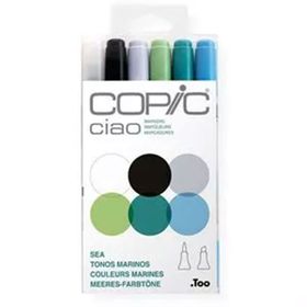 Copic Ciao 22075669 6 Renk Sea Seti