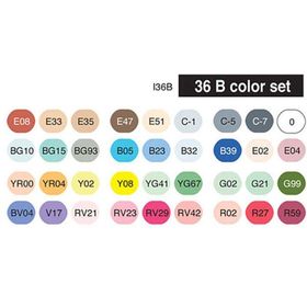 Copic Ciao 36'lı Set B Marker Kalem