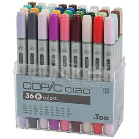 Copic Ciao 36'lı Set E Marker Kalem