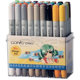 Copic Ciao 36'lı Set Manga Marker Kalem