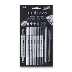 Copic Ciao 5+1 Set Grey Tones Marker Kalem