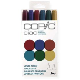 Copic Ciao 6'lı Set Jevel Tones Marker Kalem