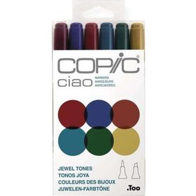 Copic Ciao 6'lı Set Jevel Tones Marker Kalem