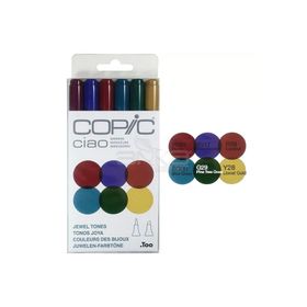 Copic Ciao 6'lı Set Jevel Tones Marker Kalem