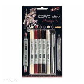 Copic Ciao Marker Set 5+1 Manga 5 Marker Set