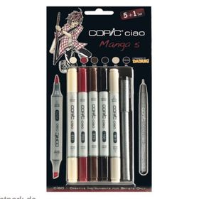 Copic Ciao Marker Set 5+1 Manga 5 Marker Set