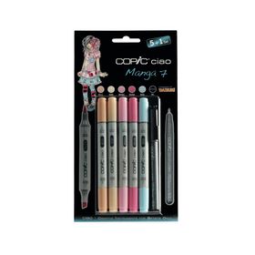 Copic Ciao Marker Set 5+1 Manga 7 Marker Set