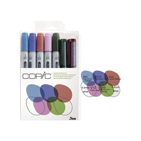 Copic Ciao Nature Doodle 5+2 Set Markör Kalem Kit