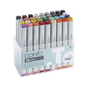 Copic Classic 36 Adet Temel Renkler Marker Kalem Seti
