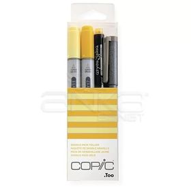 Copic Doodle Pack Sarı 4'lü Kalem Seti