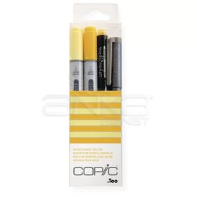 Copic Doodle Pack Sarı 4'lü Kalem Seti
