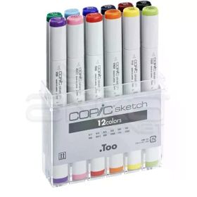 Copic Sketch 12'li Set Basic Colors Marker Kalem