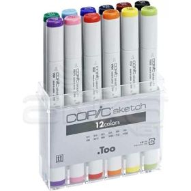 Copic Sketch 12'li Set Basic Colors Marker Kalem