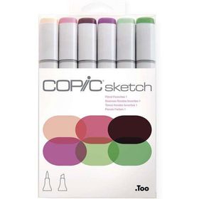Copic Sketch 6'lı Floral Favorites 1 Marker Set