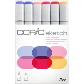 Copic Sketch 6'lı Floral Favorites 2 Marker Set
