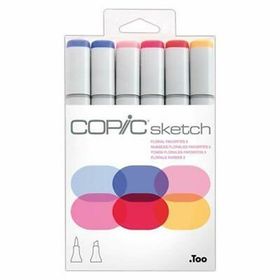 Copic Sketch 6'lı Floral Favorites 2 Marker Set