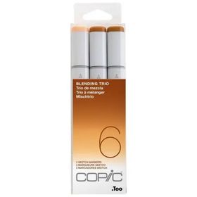 Copic Sketch Blending Trio 3'lü Set 6 Marker Kalem
