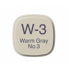 Copic Sketch W-3 Warm Gray No.3 Marker Kalem