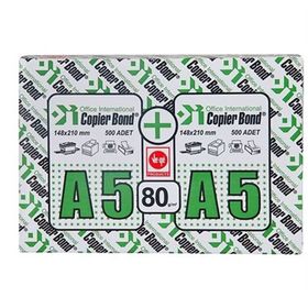 Copier Bond 80 gr-500'li 1 Koli=10 Paket A5 Fotokopi Kağıdı