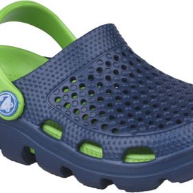 Coqui 6101-BUGY-NAVY-LIME Mavi Çocuk Terlik