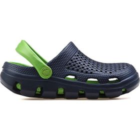 Coqui 6101-BUGY-NAVY-LIME Mavi Çocuk Terlik