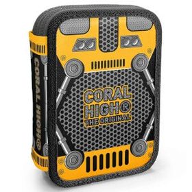 Coral High 11156 Sarı Siyah Robot Desenli Kalem Kutusu
