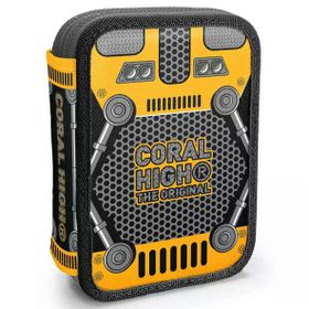 Coral High 11156 Sarı Siyah Robot Desenli Kalem Kutusu
