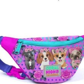 Coral High 11502 Kids Pembe Köpek Desenli Bel Çantası