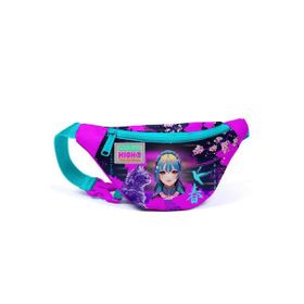 Coral High 11505 Kids Mor Pembe Anime Kedi Desenli Bel Çantası