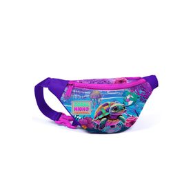 Coral High 11508 Kids Pembe Mor Kaplumbağa Desenli Bel Çantası