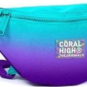 Coral High 11515 Kids Turkuaz Mor Renk Geçişli Bel Çantası