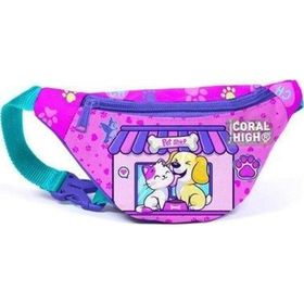 Coral High 11522 Kids Kedi Köpek Desenli Bel Çantası