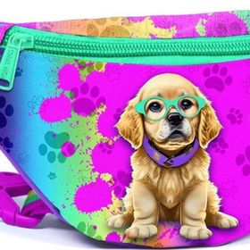 Coral High 11525 Kids Mor Pembe Köpek Desenli Bel Çantası