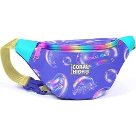 Coral High 11532 Kids Lavanta Pembe Baloncuk Desenli Bel Çantası