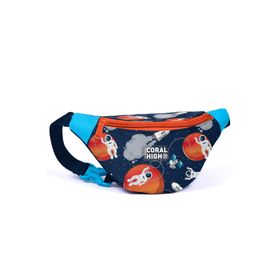 Coral High 11536 Kids Lacivert Mavi Astronot Desenli Bel Çantası