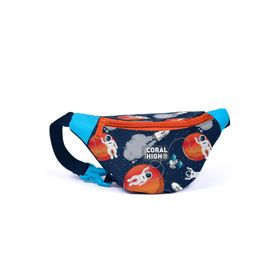 Coral High 11536 Kids Lacivert Mavi Astronot Desenli Bel Çantası