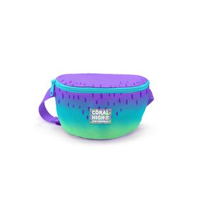 Coral High 11545 Mor Lila Renk Geçişli Bel Çantası
